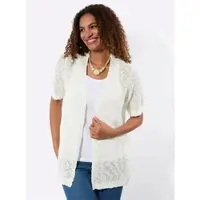 Witt Weiden Strickjacke in weiß | Gr.: 54