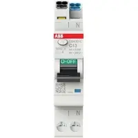 ABB DSX301CC13A30 FI/LS-Schalter, 1 TE 6kA, 1P+N, Typ A, C13, 30mA FlexLine Push-in Technologie 2CSR255165R1134