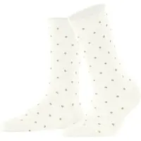 Falke Spike Dot Damen Socken, 35-38, Weiß, Punkte, Baumwolle