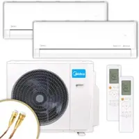 Midea Multisplit Klimaanlage Set | Solstice | 3,5 kW + 3,5 kW | Quick-Connect