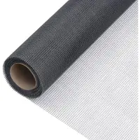 vidaXL Fliegengitter Fiberglas 112x1000 cm Grau