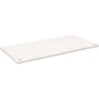 vidaXL Schreibtischplatte Weiß 100x60x2,5 cm Massivholz Kiefer