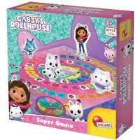 Gabby's Dollhouse Das Gänsespiel – Brettspiel – – Gabby und das Zauberhaus – Ab 3 Jahren