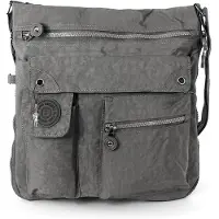 Jennifer Jones Bag Street Nylon Tasche Damenhandtasche grau 31x10x33 OTJ206K