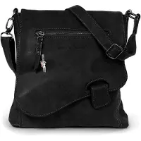 Jennifer Jones Bag Street Kunstleder Tasche Damen schwarz 26x10x26 OTJ128S