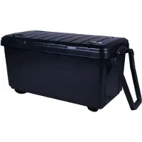 Really Useful Box - Aufbewahrungskoffer auf Rädern 160 Liter, schwarz