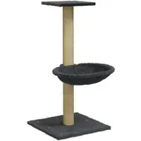 vidaXL Kratzbaum mit Sisal-Kratzsäule Dunkelgrau 74 cm