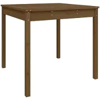 vidaXL Gartentisch Honigbraun 82,5x82,5x76 cm Massivholz Kiefer