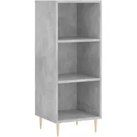 vidaXL Sideboard Betongrau 34,5x32,5x90 cm Holzwerkstoff
