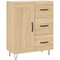 vidaXL Sideboard Sonoma-Eiche 69,5x34x90 cm Holzwerkstoff