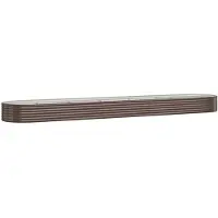 vidaXL Hochbeet Verzinkter Stahl 507x100x36 cm Braun