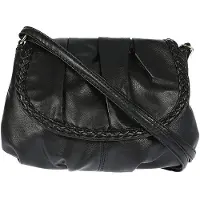Jennifer Jones Bag Street Kunstleder Tasche Damen Abendtasche schwarz OTJ132S
