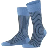 Falke Socken Herren Oxford Stripe Cornflower Blue-Schuhgröße 39 - 40
