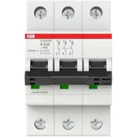ABB S203MT-K63 Sicherungsautomat K-Char., 10kA, 63A, 3P 2CDS273445R0607