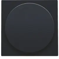 Züblin 161-31003 Abdeckung für Drehdimmer oder Erweiterung, incl. Drehknopf, black coat 16131003
