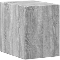 vidaXL Hochschrank Schmal Grau Sonoma 30x42,5x225 cm Holzwerkstoff