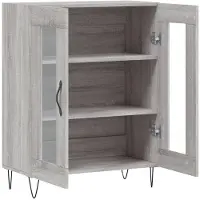 vidaXL Sideboard Grau Sonoma 69,5x34x90 cm Holzwerkstoff
