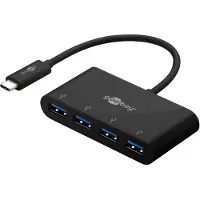 Wentronic 4-Port USB-C Multiport-Adapter