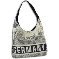 Robin-Ruth Robin Ruth Baumwolle Polyester Tasche Schultertasche navy beige OTG3006M