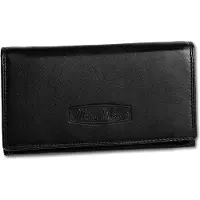 Money Maker Damen RFID Blocker Kellnerbörse schwarz Echtleder D2OPJ703S