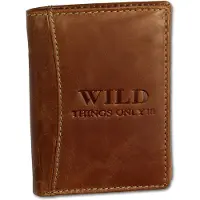 Wild Things Only braun Leder Portemonnaie D2OPJ100O