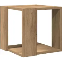 Syfax Couchtisch Artisan-Eiche 32 x 32 x 30 cm Holzwerkstoff
