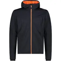 CMP MAN Jacket FIX Hood antracite-flamingo fluo (64UP) 58