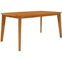 vidaXL Gartentisch 160x90x75 cm Massivholz Akazie