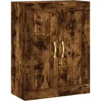 vidaXL Wandschrank Räuchereiche 69,5x34x90 cm Holzwerkstoff