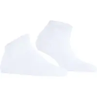 Falke Sneakersocken "Shiny Rib", Damen, Gr. 39-42, weiß (weiß (2000)), Obermaterial: 64% Viskose CV. 26% Polyamid PA. 10% Polyester PES., glänzend, Socken Sneakersocken