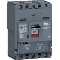 Hager HHS080DC Leistungsschalter h3+ P160 TM ADJ 3P3D 80A 25kA CTC