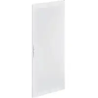 Hager FZ027NV1 Tür, univers, rechts, geschlitzt, RAL 9010, für Schrank IP3X, 1250x550mm