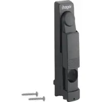 Hager MES-SHV Schwenkhebelgriff 160x35 vorbereitet für Rundzylinder 22mm Haken plombierbar MESSHV