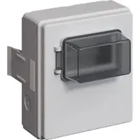 Hager KEB771K1 unibar M,Abgangskasten,Baugr.1, 1xFI-LS C/1P+N/ 30mA/ TypA 16A, 1xCEE-Steckd. 3P