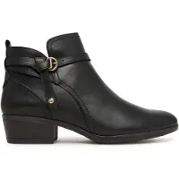 Pikolinos für Damen. W1U-8901C1 Daroca Lederstiefel schwarz (35), 3 bis 5 cm, Reißverschluss, Lässig, Klassisch