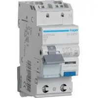 Hager ADF913D Fehlerstrom-Leitungsschutzschalter 1P+N 6kA B-13A 30mA Typ F QuickConnect