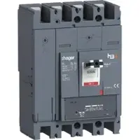 Hager HPW631GR Leistungsschalter h3+ P630 LSnI 4x630A 110kA