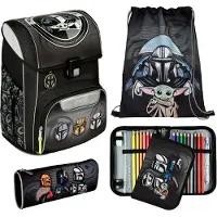 Scooli Star Wars, Federmäppchen, Schultasche, Sporttasche, Junge, Mittelschule, Rucksack, Mehrfarbig