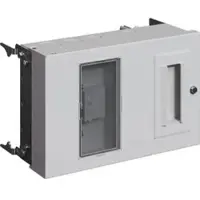 Hager KEB772F1 unibar M,Abgangskasten,Baugr.2, 1x Leit.schutzschalter C/3P 32A,1xCEE-Steckd. 5P