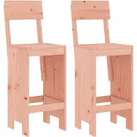 vidaXL Barhocker 2 Stk. 40x48,5x115,5 cm Massivholz Douglasie