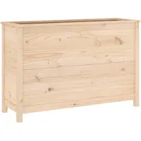 vidaXL Hochbeet 119,5x40x78 cm Massivholz Kiefer