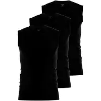 Ammann Unterhemd "3er Pack Tank Top Day Modern / Micro Modal", Herren, Gr. XL, N-Gr, schwarz, Obermaterial: 93% Modal CMD. 7% Elasthan EL., Unterhemden Unterhemd