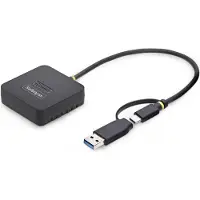 StarTech.com .com USB-C/USB-A auf M.2 NVMe Dock Adapter, 10Gbps, Tool-Free externer M.2 NVMe SSD Reader, B+M/M-Key, SSD, M.2, M.2, USB 3.2 Gen 2 (3.1 Gen 2) Type-C, Schwarz, 10 Gbit/s