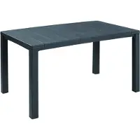 Keter 246186, Anthrazit, Harz, Rechteckige Form, 4 Bein(e), 1470 mm, 900 mm