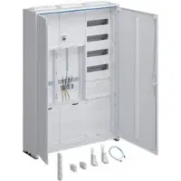 Hager ZB333U25NT Komplettschrank, univ.Z, 1100x800x205mm, SKII, IP44, 2ZP/VF-5rh/APZ, 3-feld