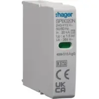 Hager SPB020N Steckmodul 1P T2 N-PE SPB420