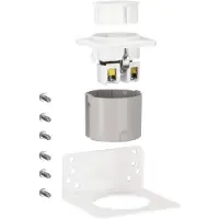 Hager VZ00APZ Steckdose Schuko, universal, mit Haltewinkel, für APZ, mit Euroadapter
