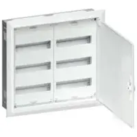 Hager FWU32A Feldverteiler UP 72PLE mit univers, IP30, SKII, Nischenmaße 507x565x115mm