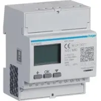 Hager ECP302C Energiezähler 3phasig für Wandlerverhältnis 1A oder 5A, 4M, SO, MID