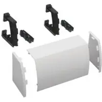 Hager FZ143 Kabelrangierkanal für Feldverteiler, 3feldig, RAL9010